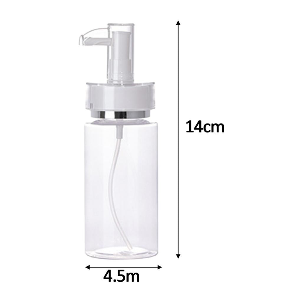 4xEmpty Acrylic Cosmetic Pump Bottle Lotion Dispenser Liquid Container 120ml