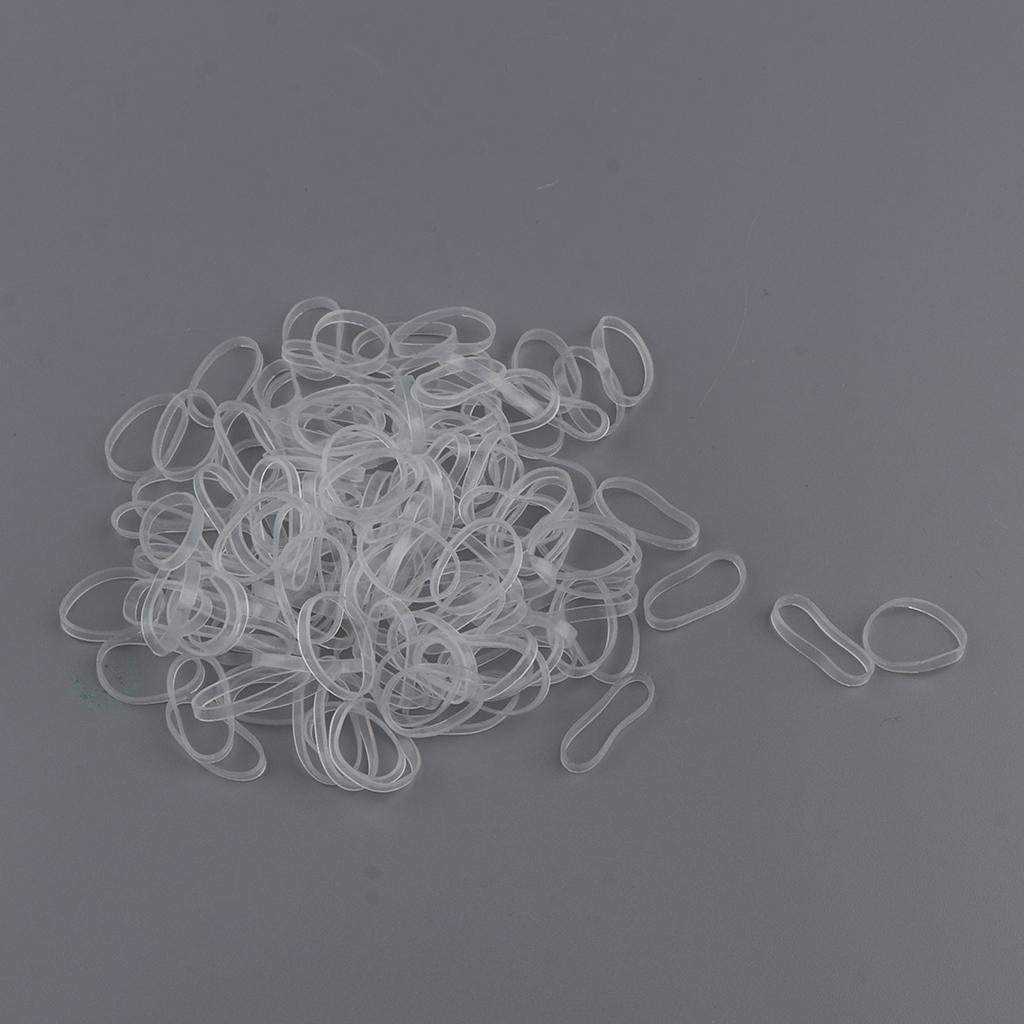 3xElastic Rubber Ring Band Ponytail Holder Rubber Hair Decoration for Women