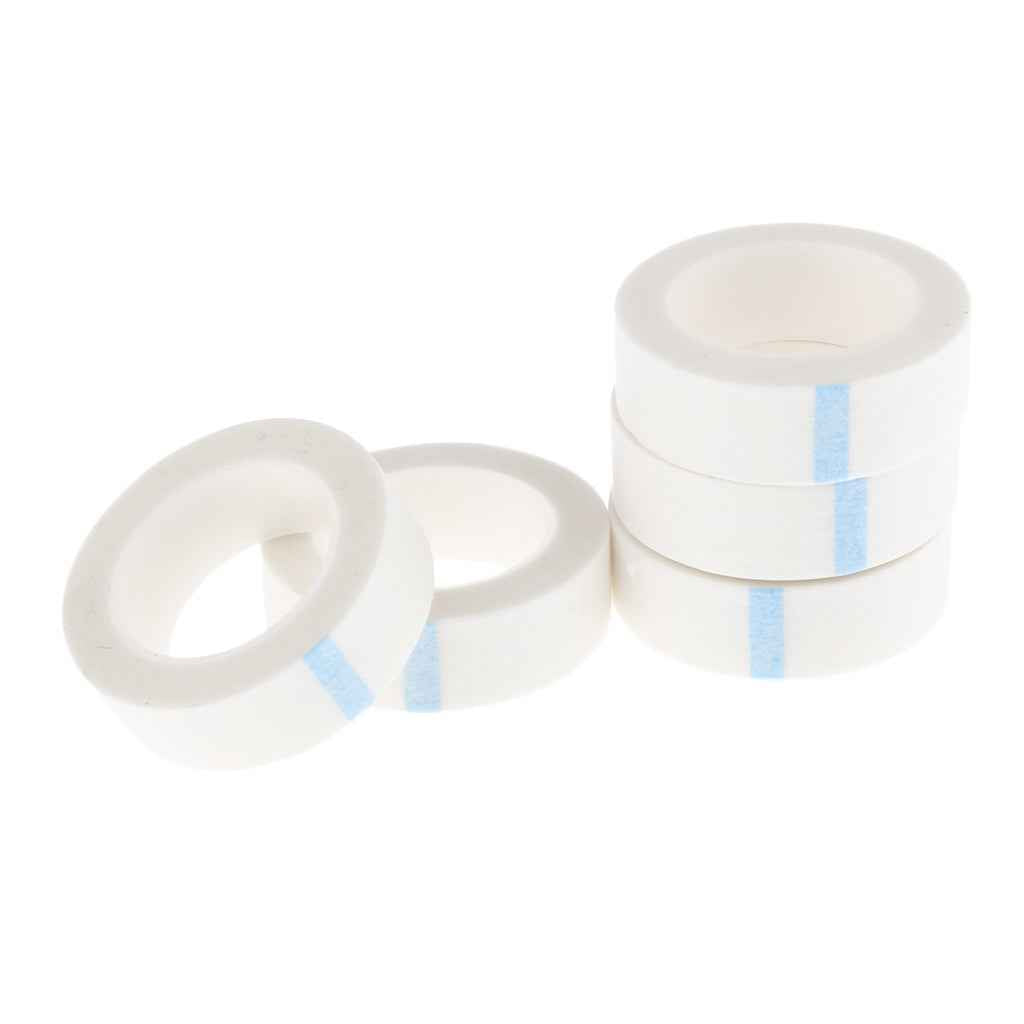5 Rolls Professional Tape for Individual False Eyelash Extension, Lint Free Paper For False Eyelash Patch Makeup