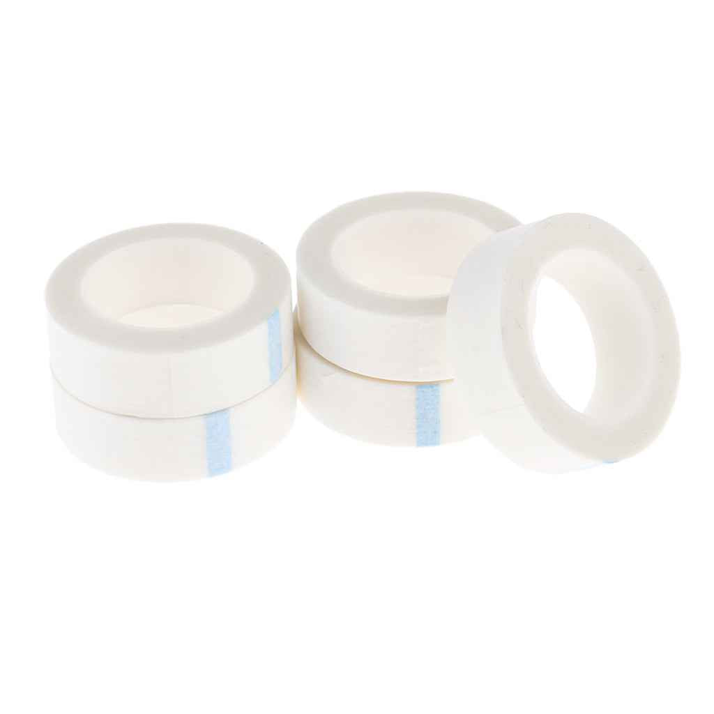 5 Rolls Professional Tape for Individual False Eyelash Extension, Lint Free Paper For False Eyelash Patch Makeup