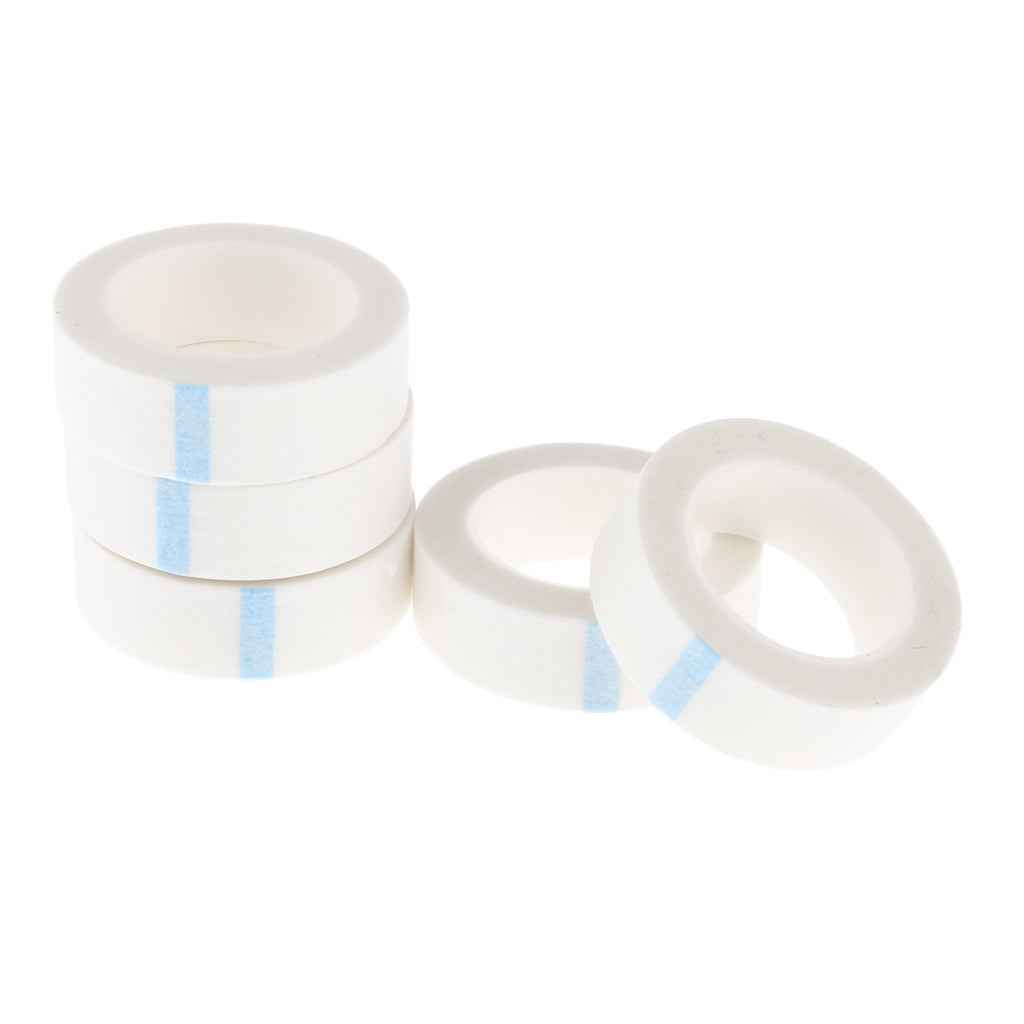 5 Rolls Professional Tape for Individual False Eyelash Extension, Lint Free Paper For False Eyelash Patch Makeup