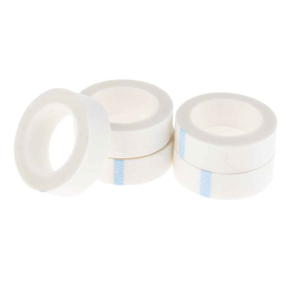 5 Rolls Professional Tape for Individual False Eyelash Extension, Lint Free Paper For False Eyelash Patch Makeup