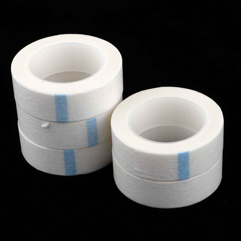 5 Rolls Professional Tape for Individual False Eyelash Extension, Lint Free Paper For False Eyelash Patch Makeup