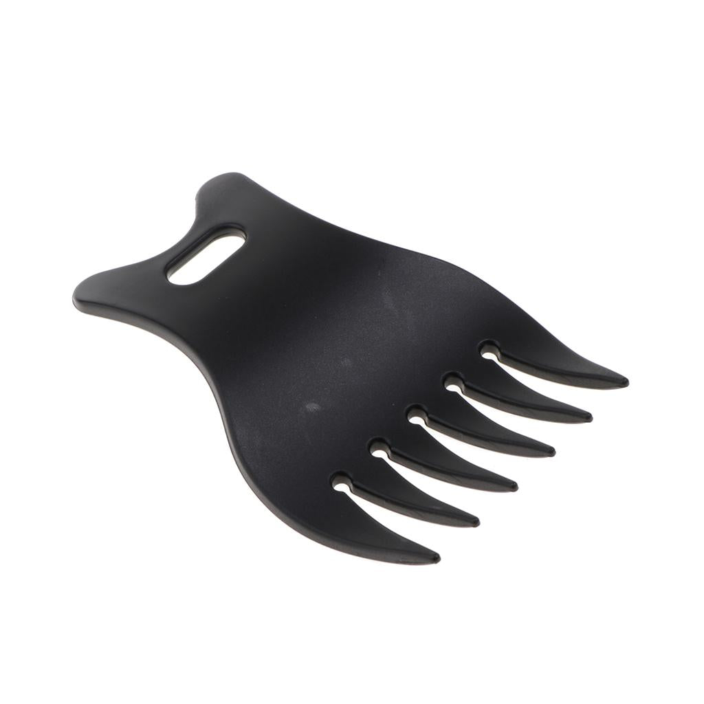 4xProfessional Plastic Wide Tooth Oily Hair Comb Styling Hair Lift Combs Black