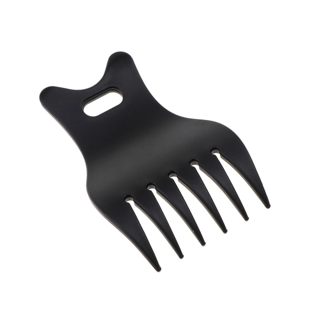 2xProfessional Plastic Wide Tooth Oily Hair Comb Styling Hair Lift Combs Black