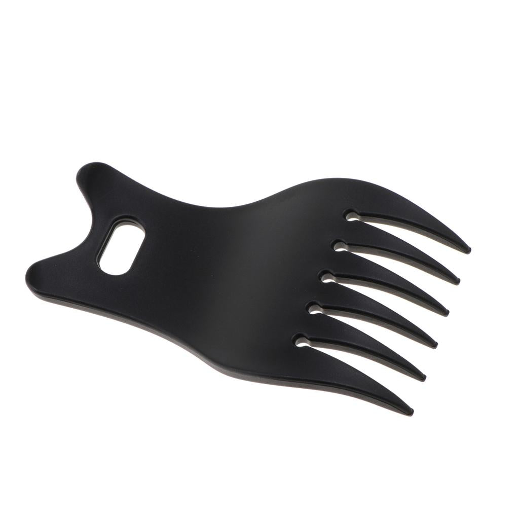 3xProfessional Plastic Wide Tooth Oily Hair Comb Styling Hair Lift Combs Black