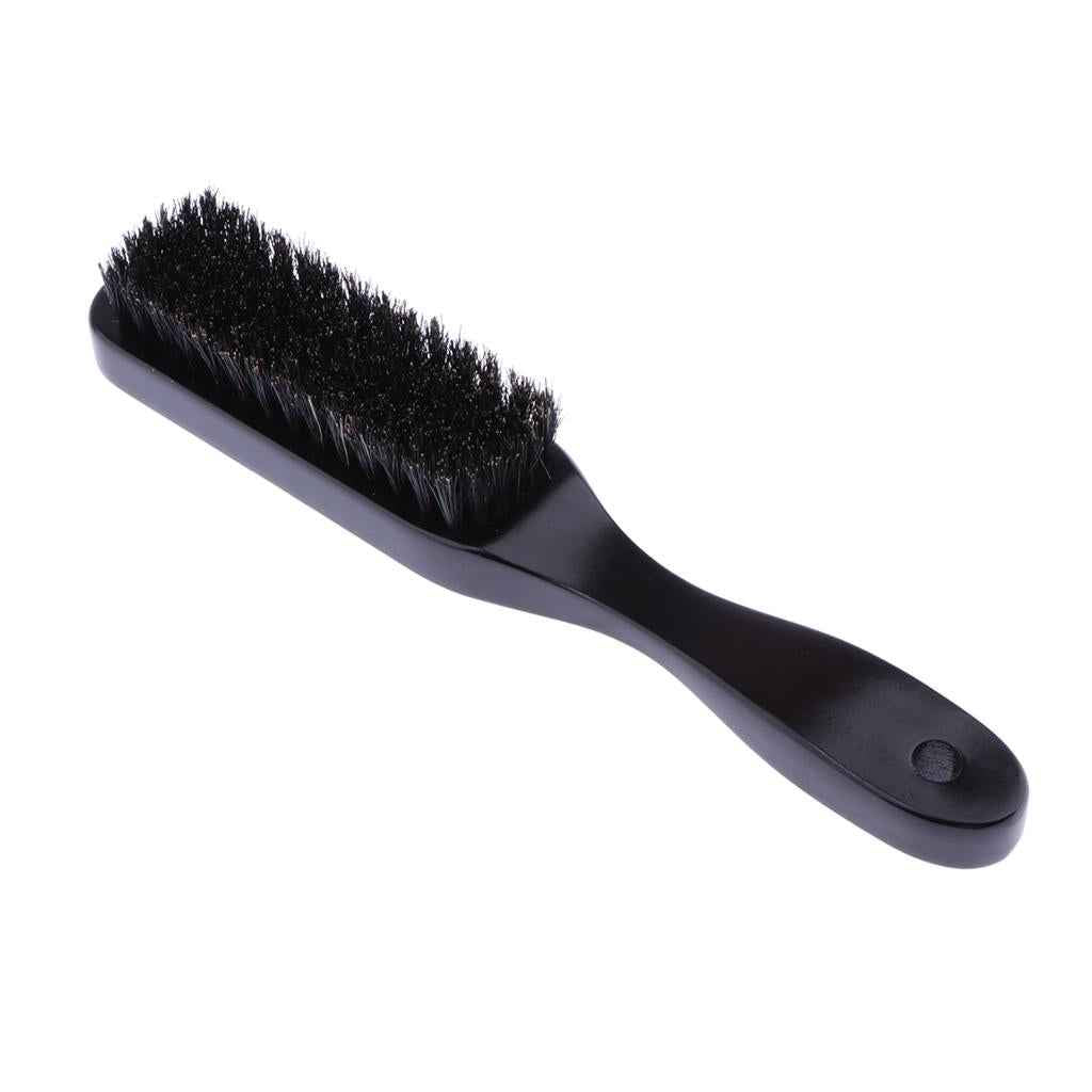 Barbers Men's Shaving Brush Wooden Handle Beard Mustache Brushes Dark Brown