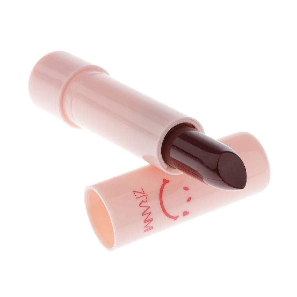 4xLong Lasting Matte Lipstick Makeup Cosmetics Moisturizing Smooth Lip Stick Dark Red