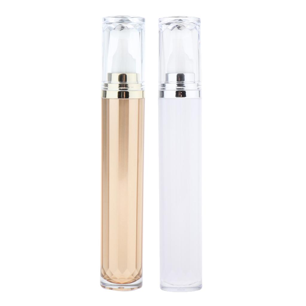 3x20ml Roll on Roller Bottle for Eye Cream Perfume Essential Oil Vials Golden