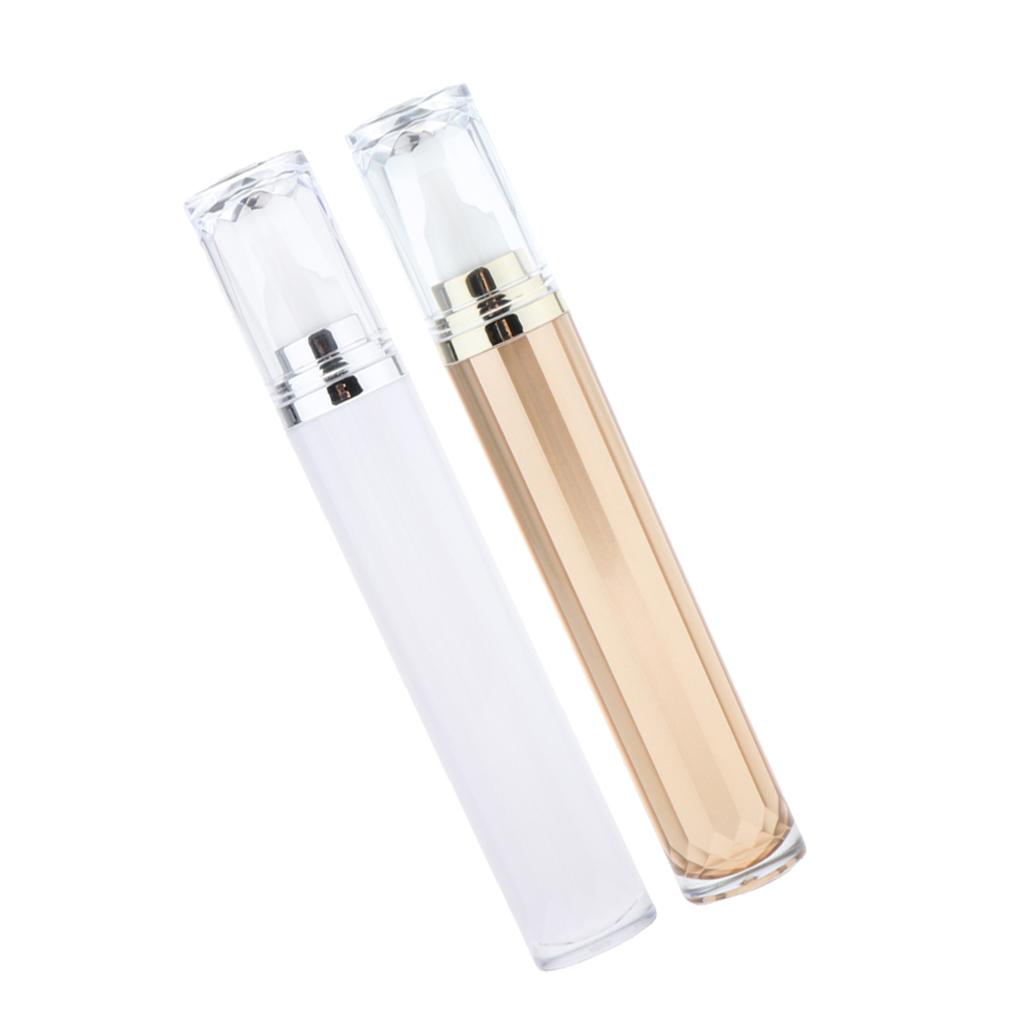 3x20ml Roll on Roller Bottle for Eye Cream Perfume Essential Oil Vials Golden