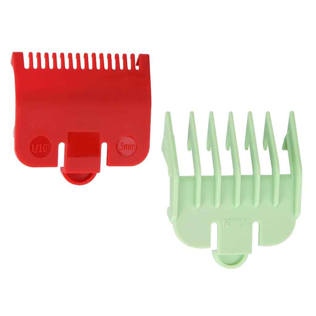 2pcs Hair Clipper Limit Comb Guide Attachment Set Hair Styling Trimmer Combs