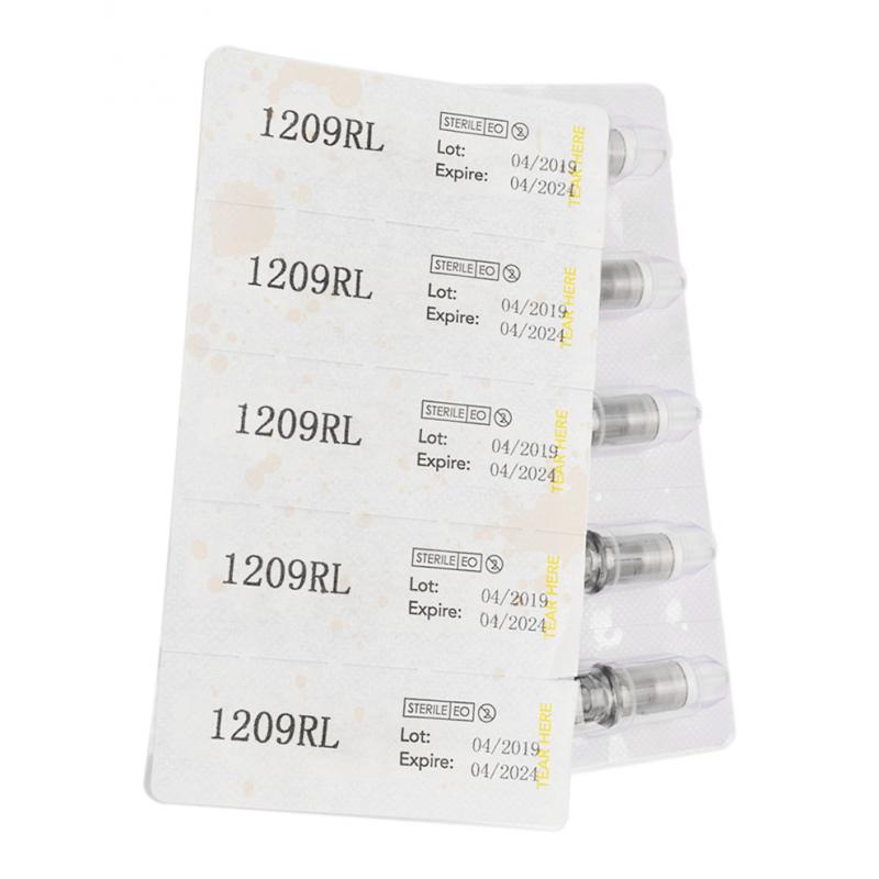 10pcs Disposable Tattoo Cartridge Needles with Membrane for Tattoo Artists 9RL