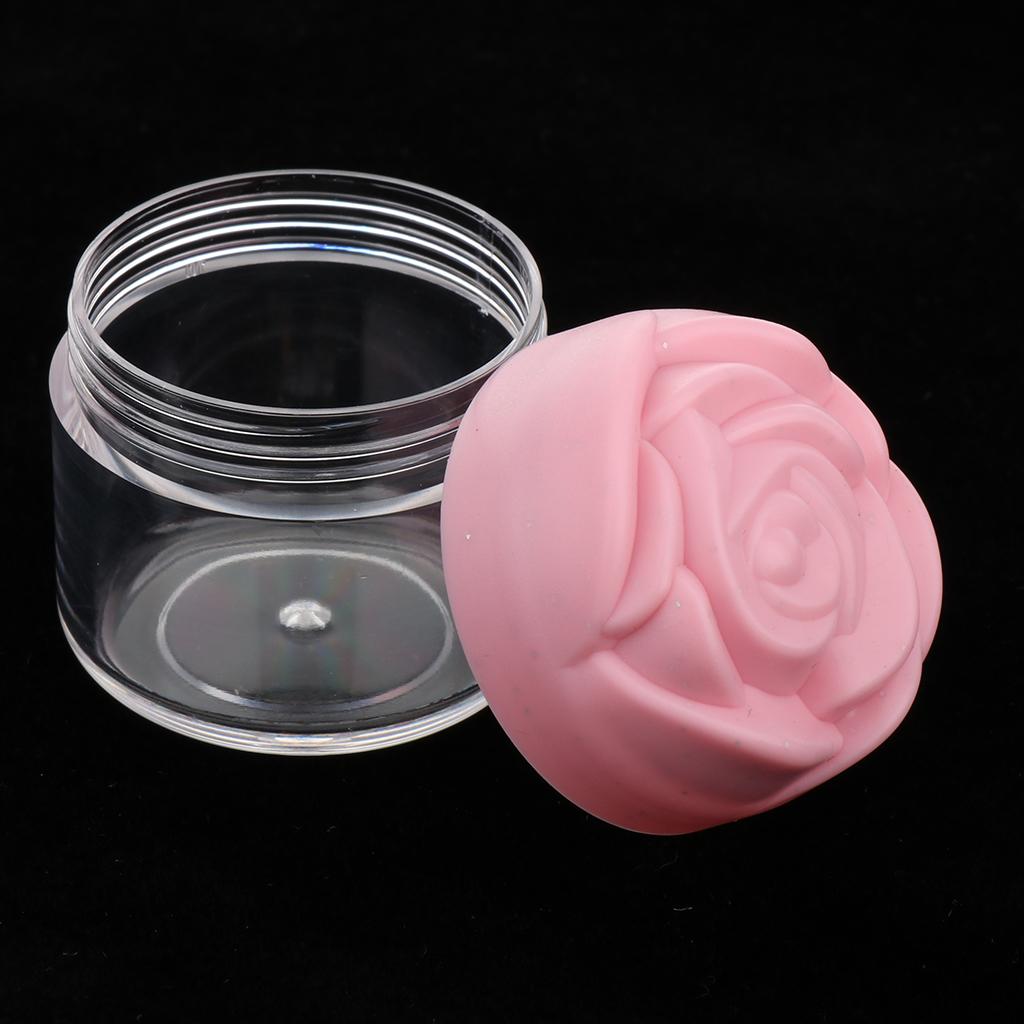 10pcs 20g Empty Plastic Makeup Cream Lotion Storage Cantainers Case Jar Pot