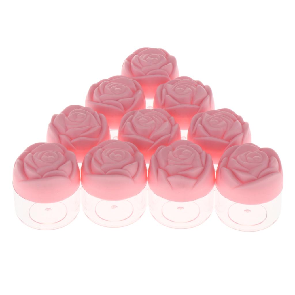 10pcs 20g Empty Plastic Makeup Cream Lotion Storage Cantainers Case Jar Pot