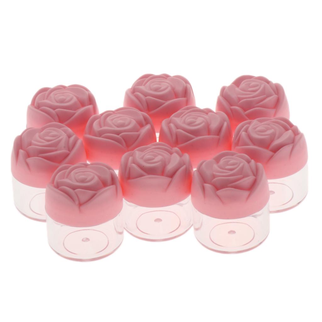 10pcs 20g Empty Plastic Makeup Cream Lotion Storage Cantainers Case Jar Pot