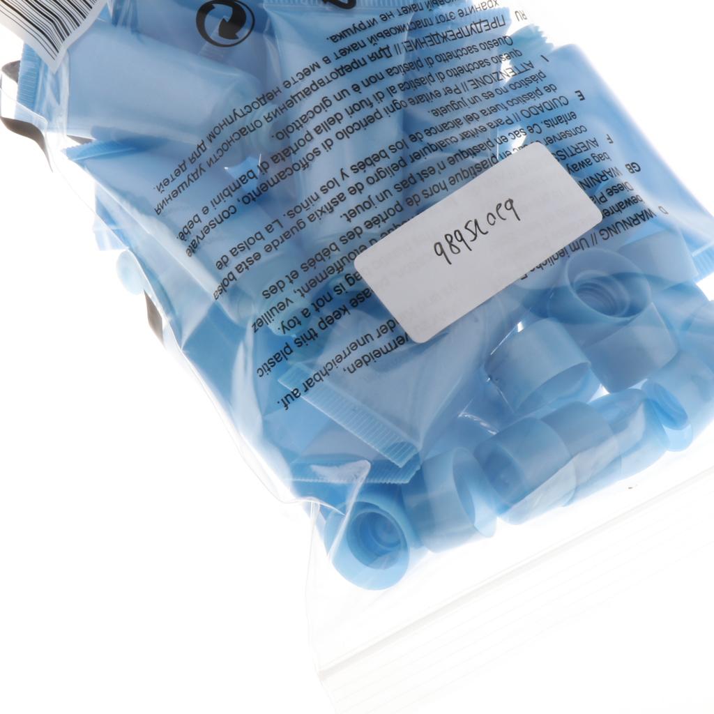 20x 10ml Empty Plastic Tubes Bottles for Body Lotion Cream Lip Gloss Blue