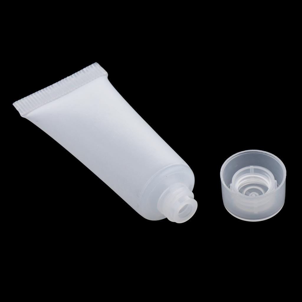 20x Empty  Squeeze Tube Vial Bottles for DIY Lotion 10ml