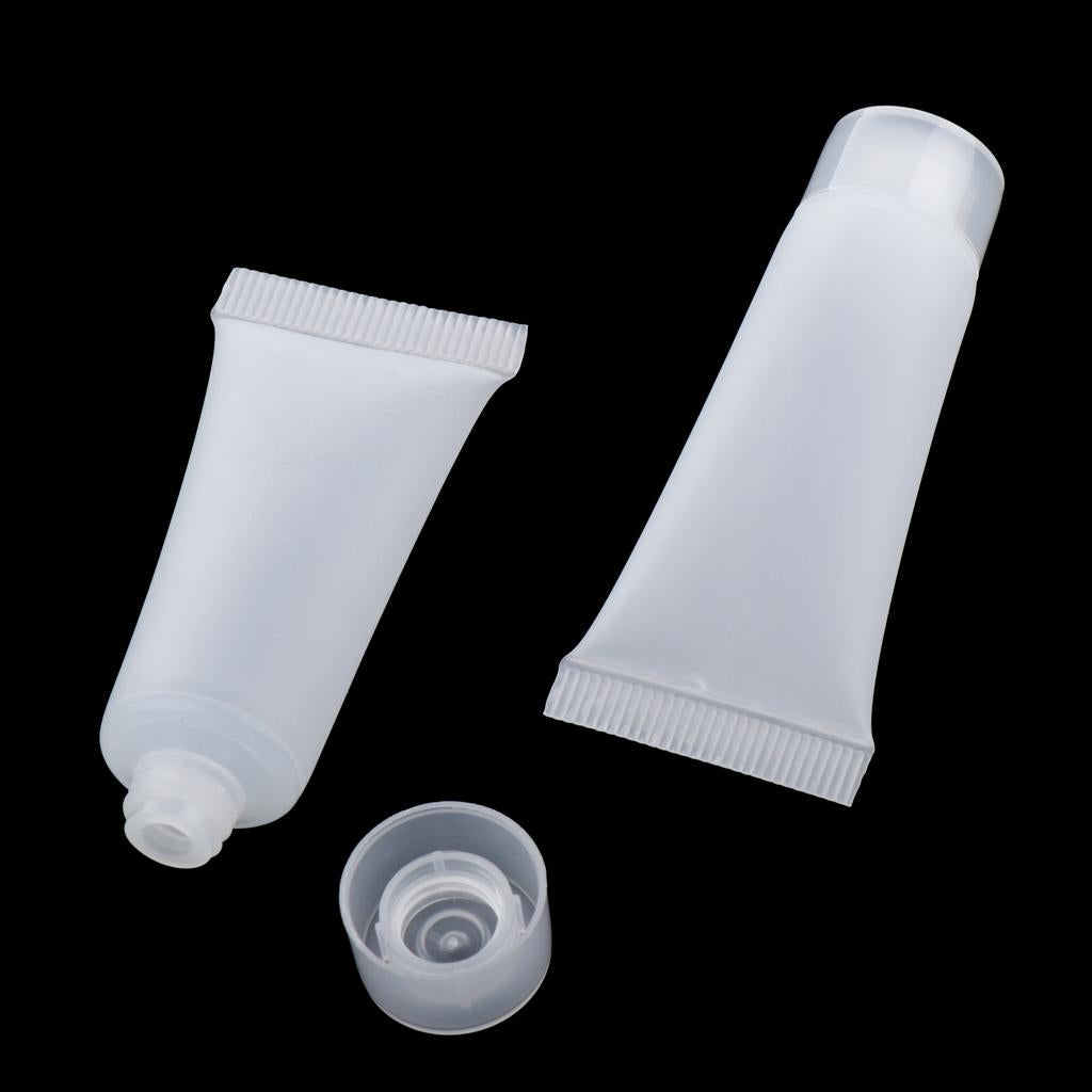 20x Empty  Squeeze Tube Vial Bottles for DIY Lotion 10ml