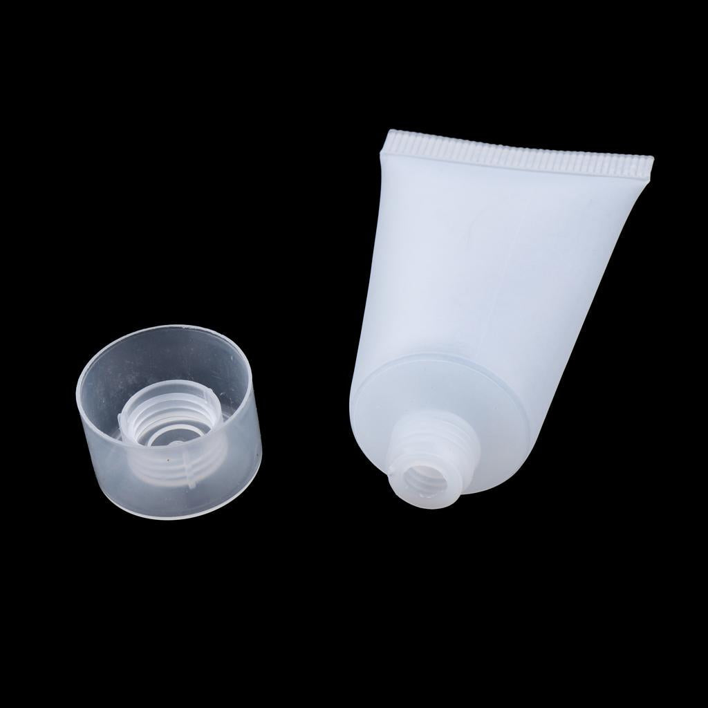 20x Empty  Squeeze Tube Vial Bottles for DIY Lotion 20ml