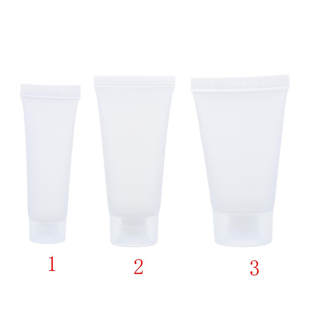 20x Empty  Squeeze Tube Vial Bottles for DIY Lotion 20ml