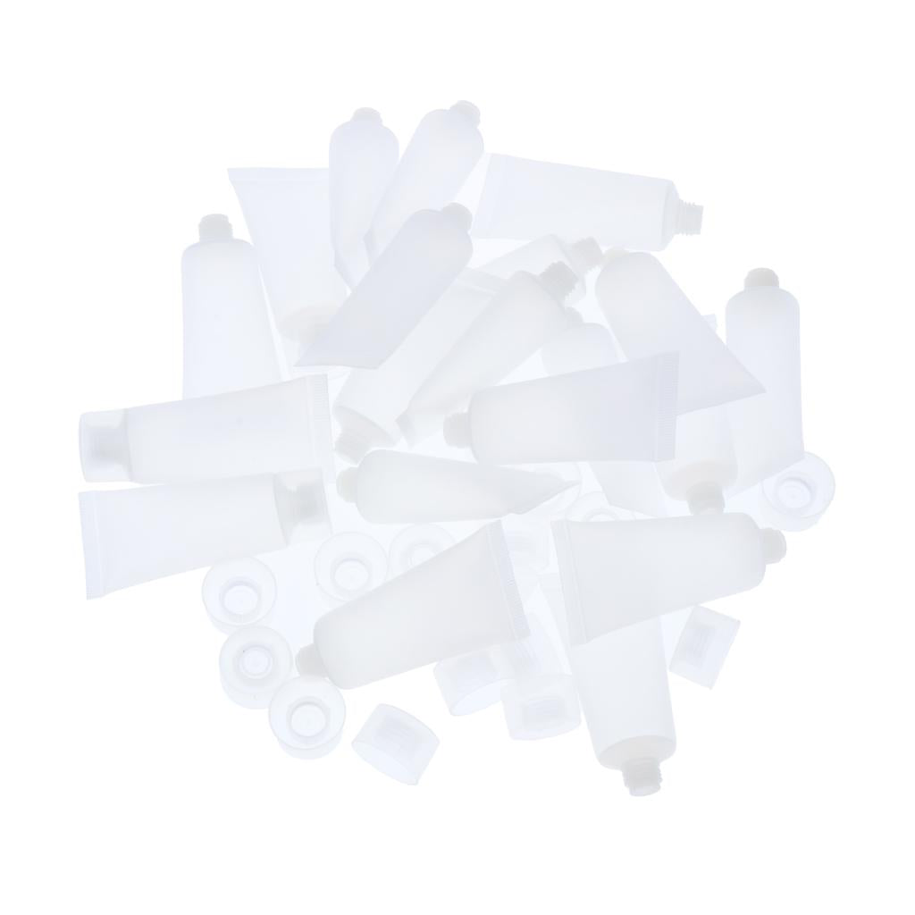 20x Empty  Squeeze Tube Vial Bottles for DIY Lotion 30ml