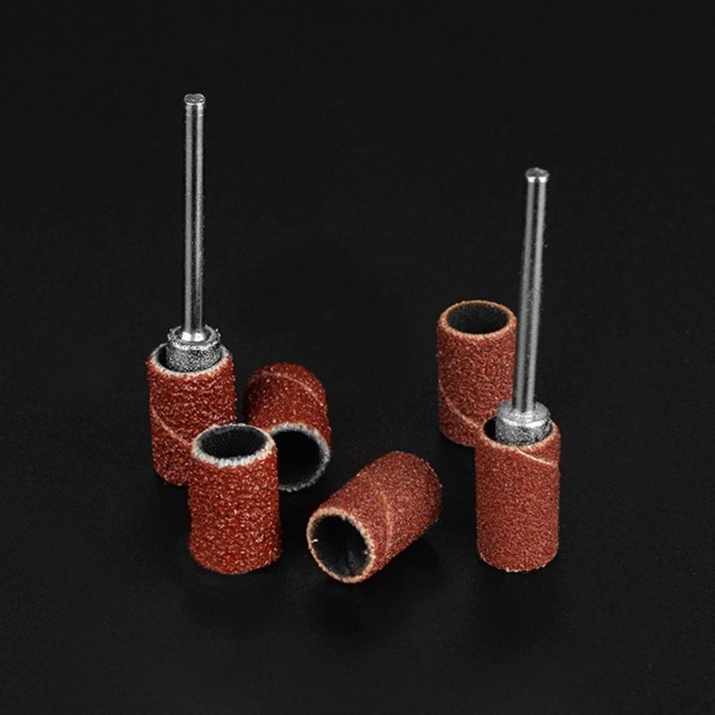 3x12pcs 3/32'' Nail Drill Bits Cuticle Clean Sanding Bands Mandrel Bit Set