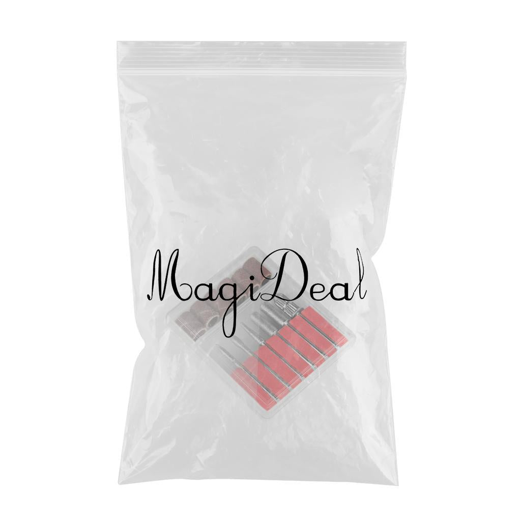 3x12pcs 3/32'' Nail Drill Bits Cuticle Clean Sanding Bands Mandrel Bit Set