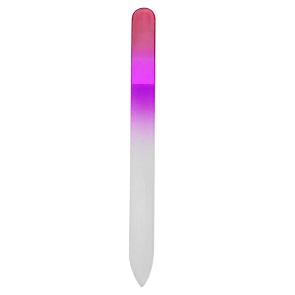 3xGlass Nail Art Files Natural Acrylic UV Gel Nails Polishing Smoothing Buffer