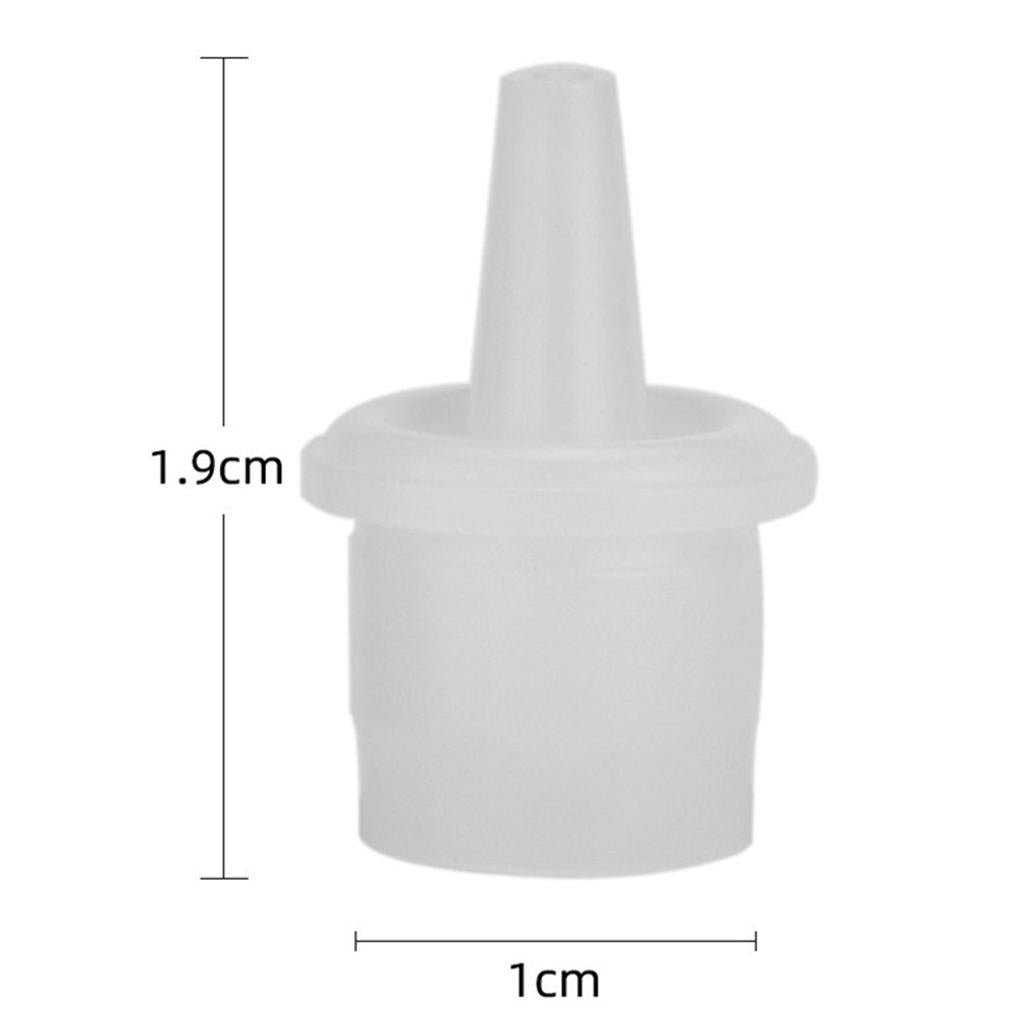 10 Pieces Plastic Grafting False Eyelash Glue Bottle Stopper Plug Cap