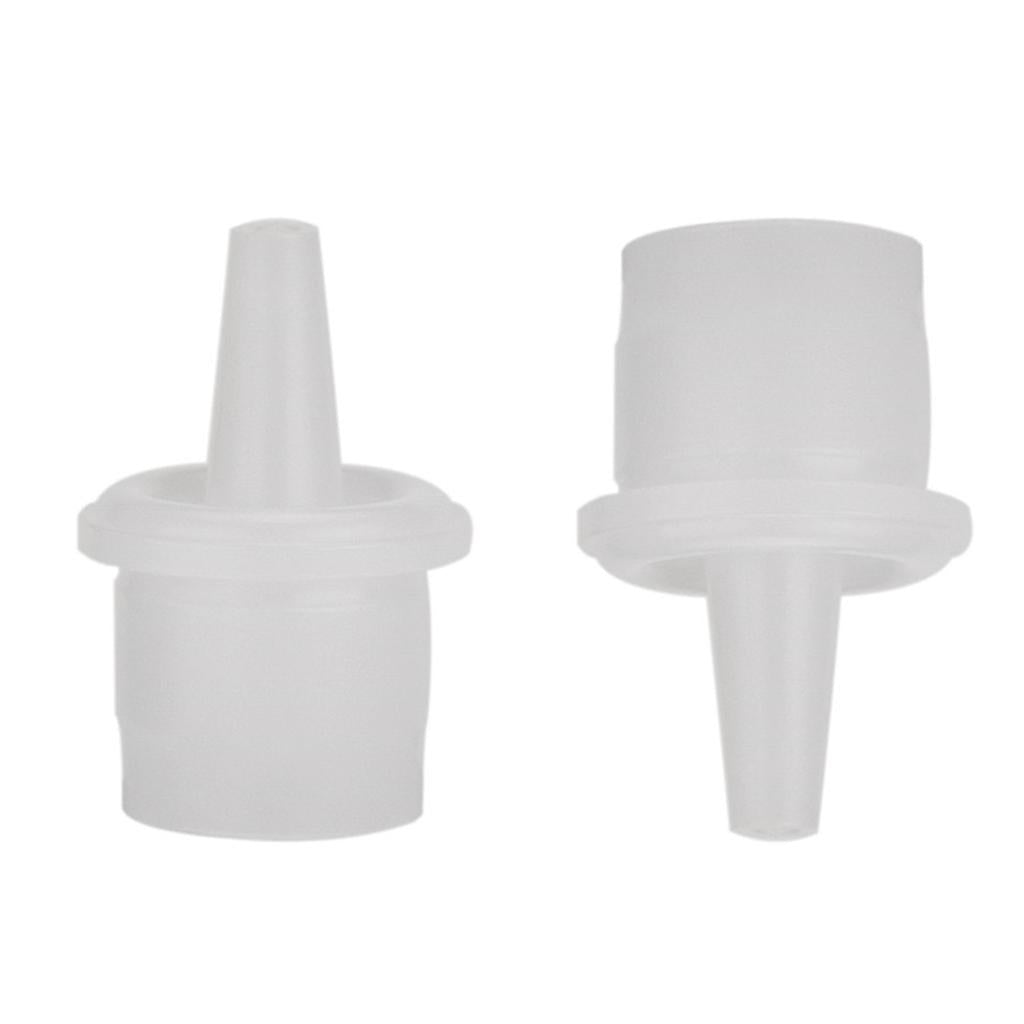 10 Pieces Plastic Grafting False Eyelash Glue Bottle Stopper Plug Cap