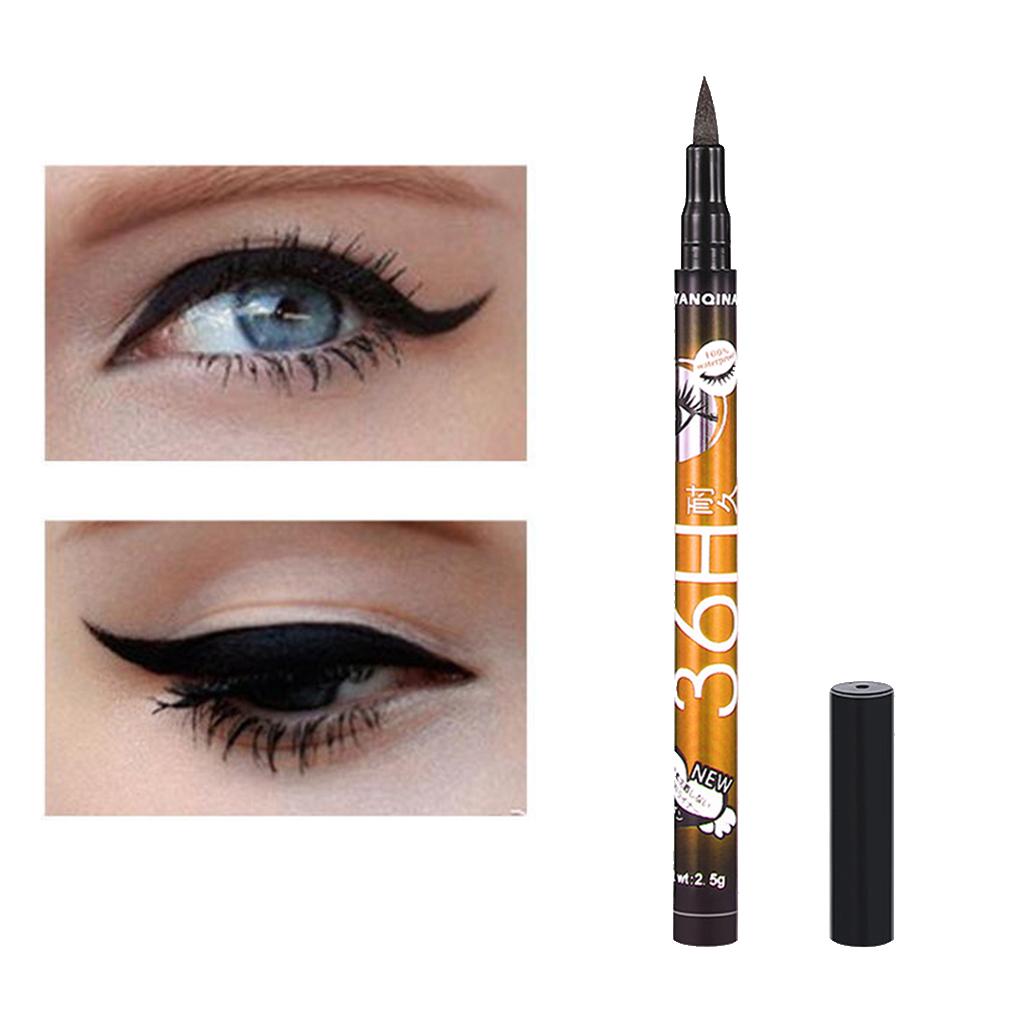 3xPrecision Liquid Eyeliner Pen Smudgeproof Waterproof Eye Liner Definer Brown