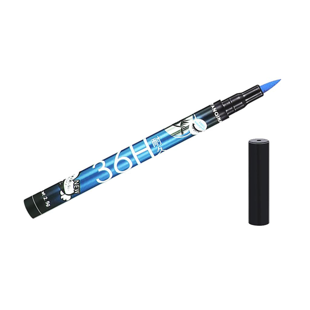 4xPrecision Liquid Eyeliner Pen Smudgeproof Waterproof Eye Liner Definer Blue