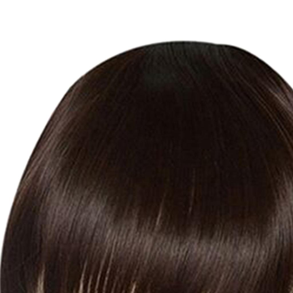 3xHeat Resistant Synthetic Hair Bang Clip In On Bang Fringe Hair Extension 04