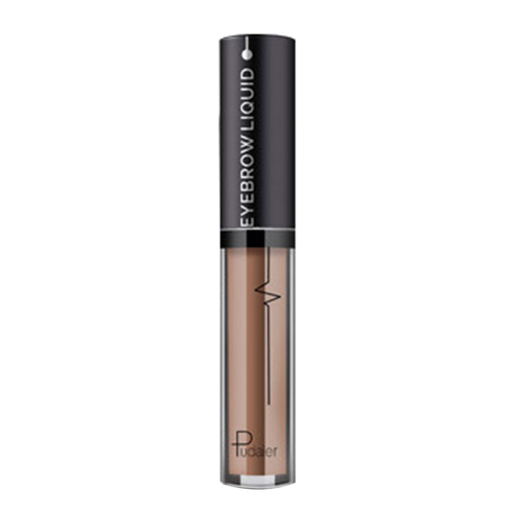 3xLong Lasting Smudge-Proof Tinted Liquid Eyebrow Defining Gel w/ Brush 4.5ml Light Coffee