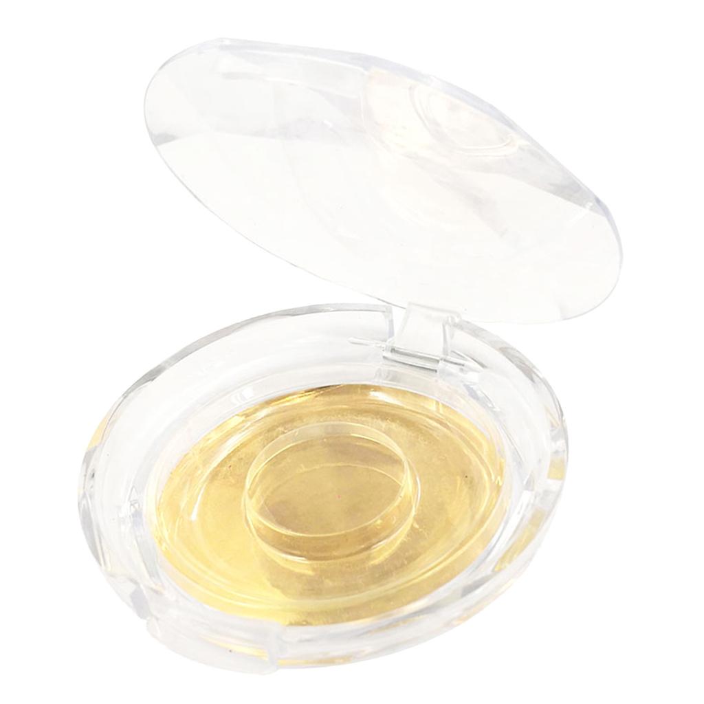 4xFalse Eyelashes Storage Case Box Plastic Eyelash Holder Container Golden 02