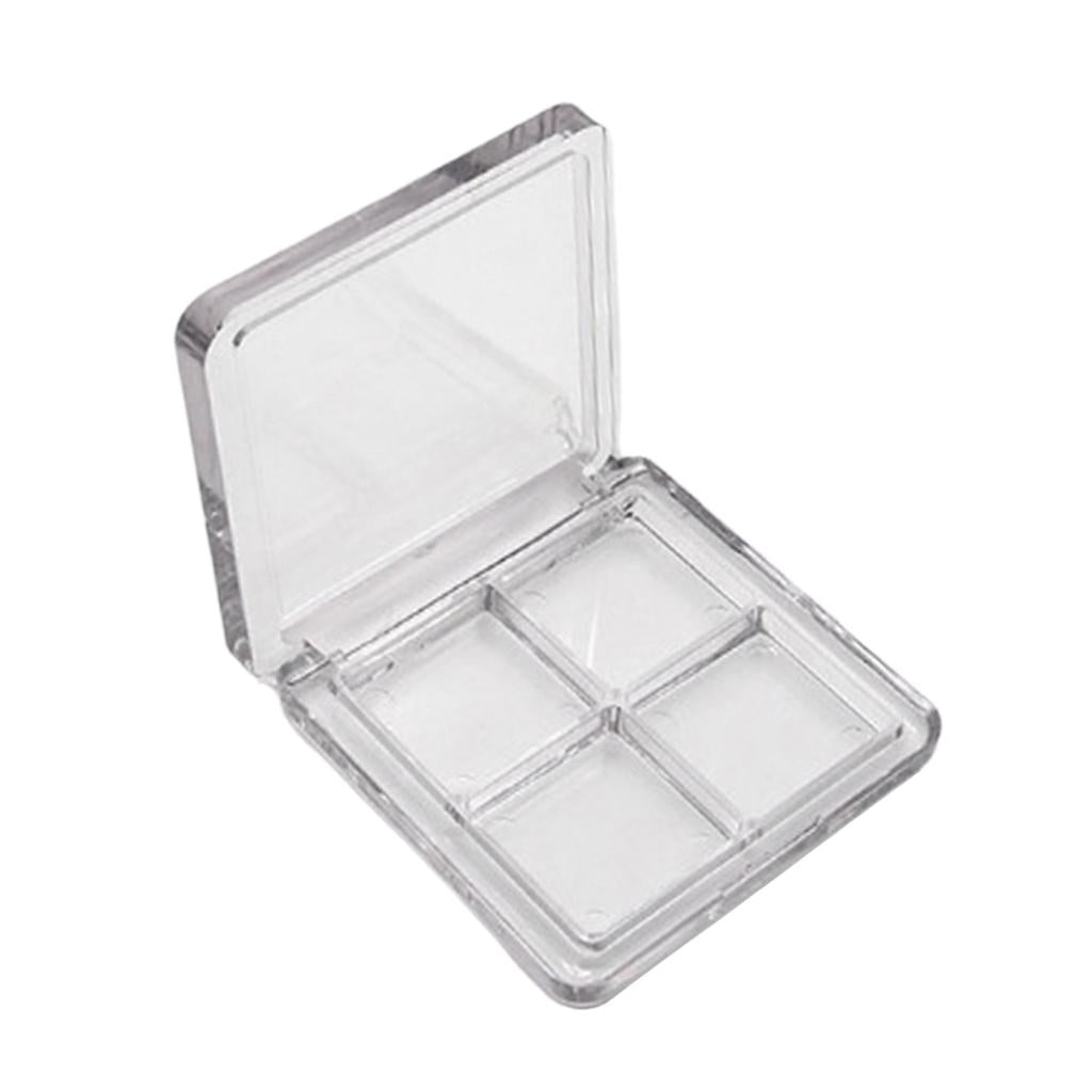 3x4 Grid Clear Makeup Eyeshadow Palette Blush Lipstick Powder DIY Case Pallet