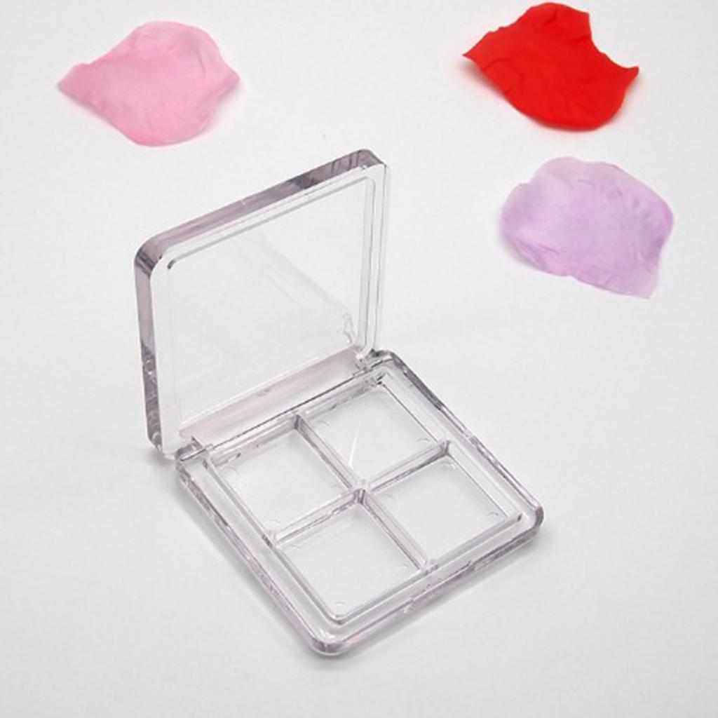 3x4 Grid Clear Makeup Eyeshadow Palette Blush Lipstick Powder DIY Case Pallet