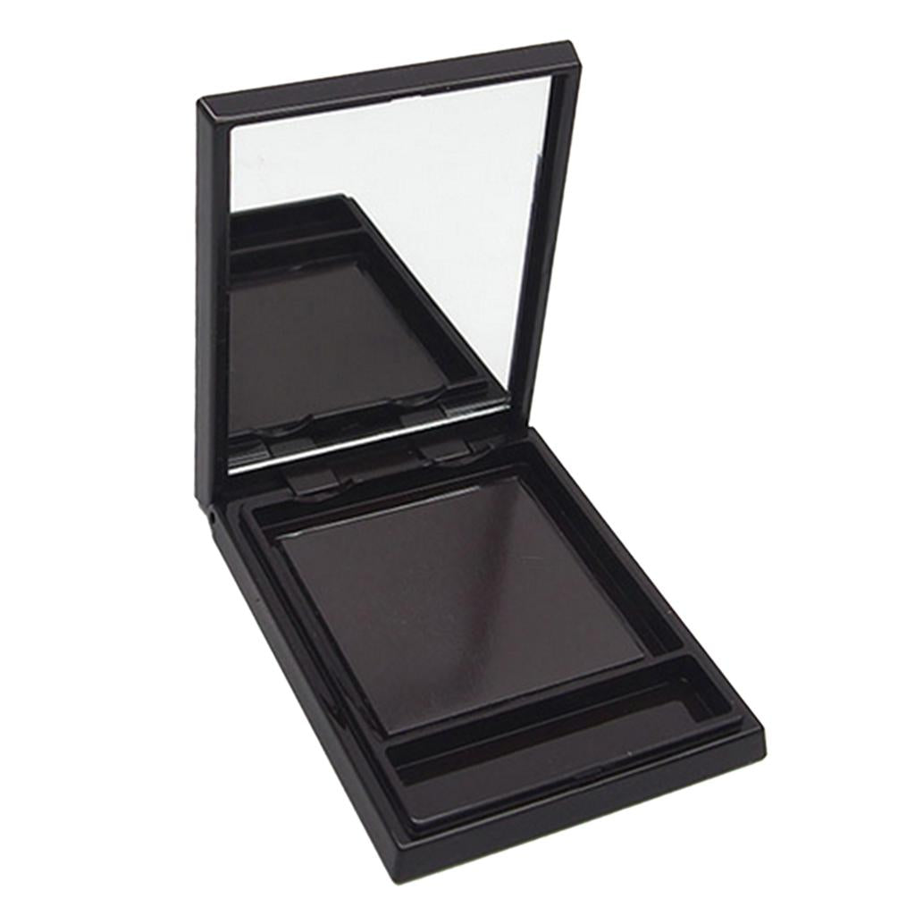 3xPlastic Eyeshadow Palette Travel Eye Shadow Blush DIY Case Box Plate 1 Slot