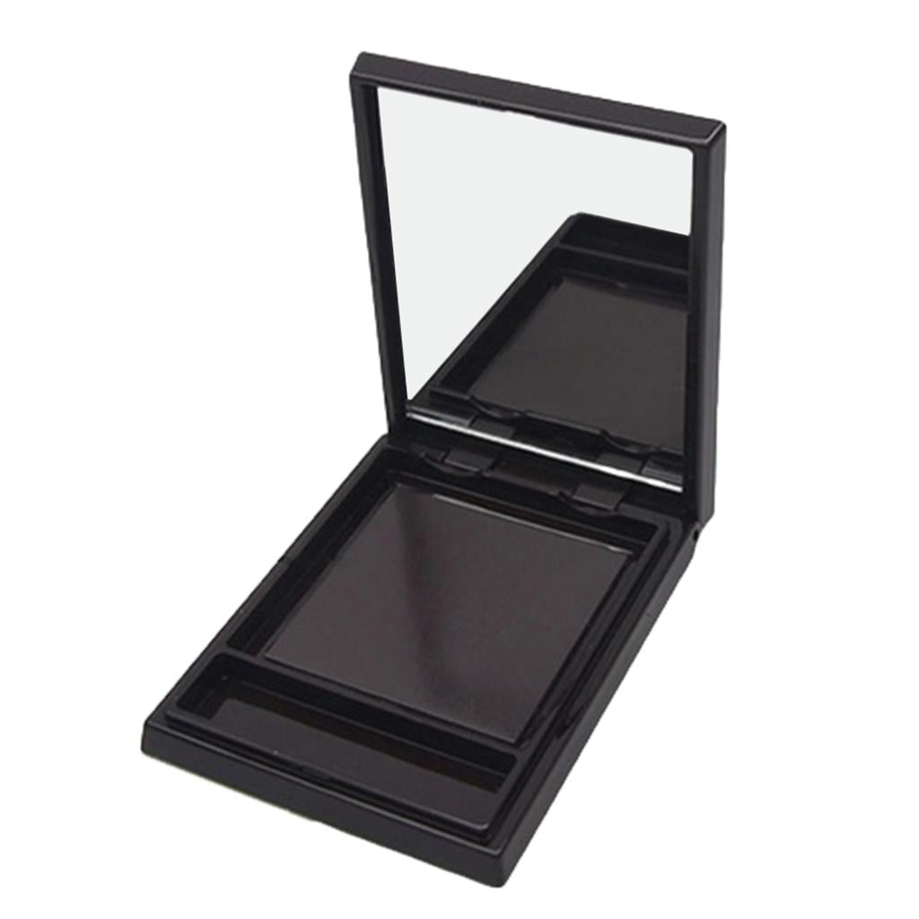 2xPlastic Eyeshadow Palette Travel Eye Shadow Blush DIY Case Box Plate 1 Slot