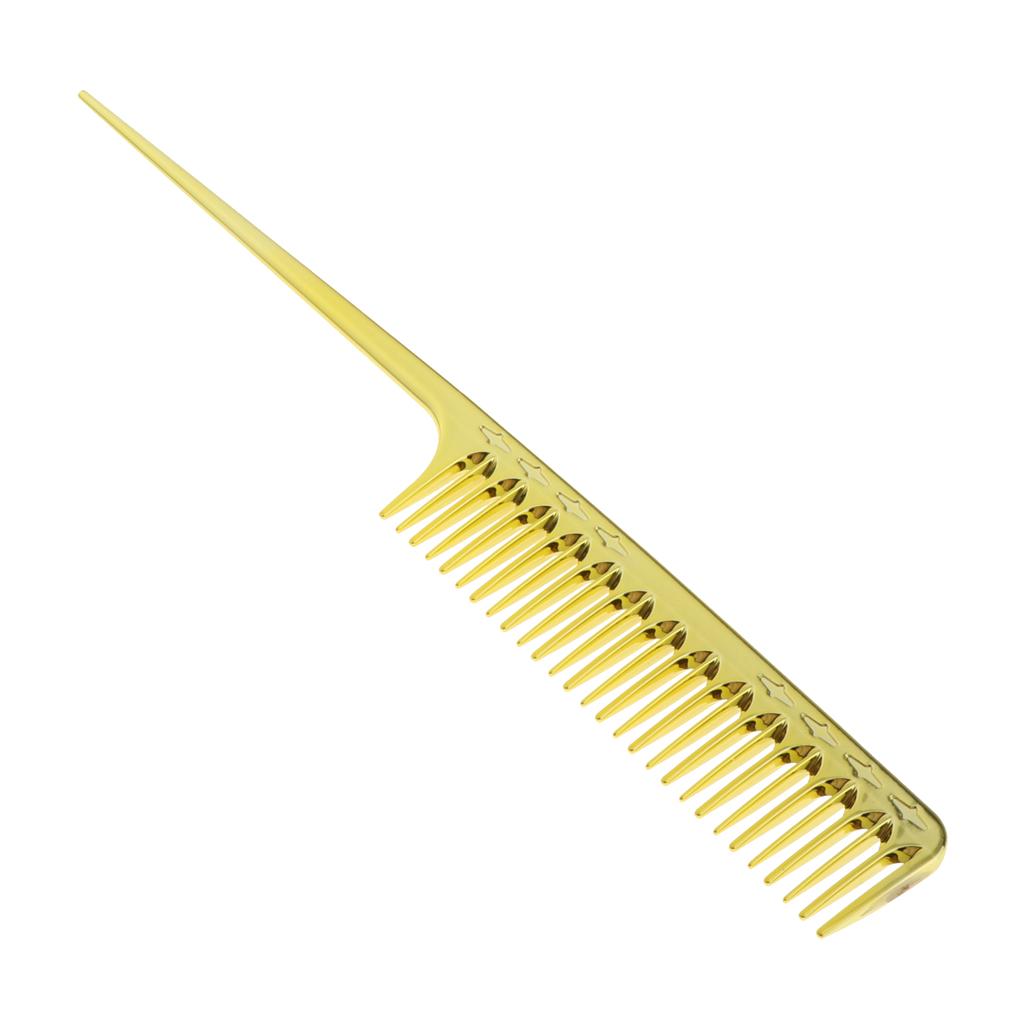 2xCarbon Fiber Hair Cutting Comb Anti-static Hairdressing Styling Tools 08