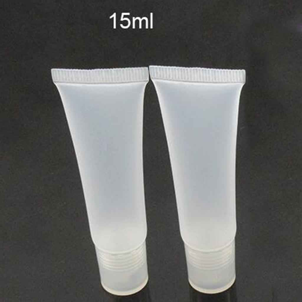20pcs Empty Plastic Tubes Lip Gloss Balm Cosmetic Cream Containers 15ml