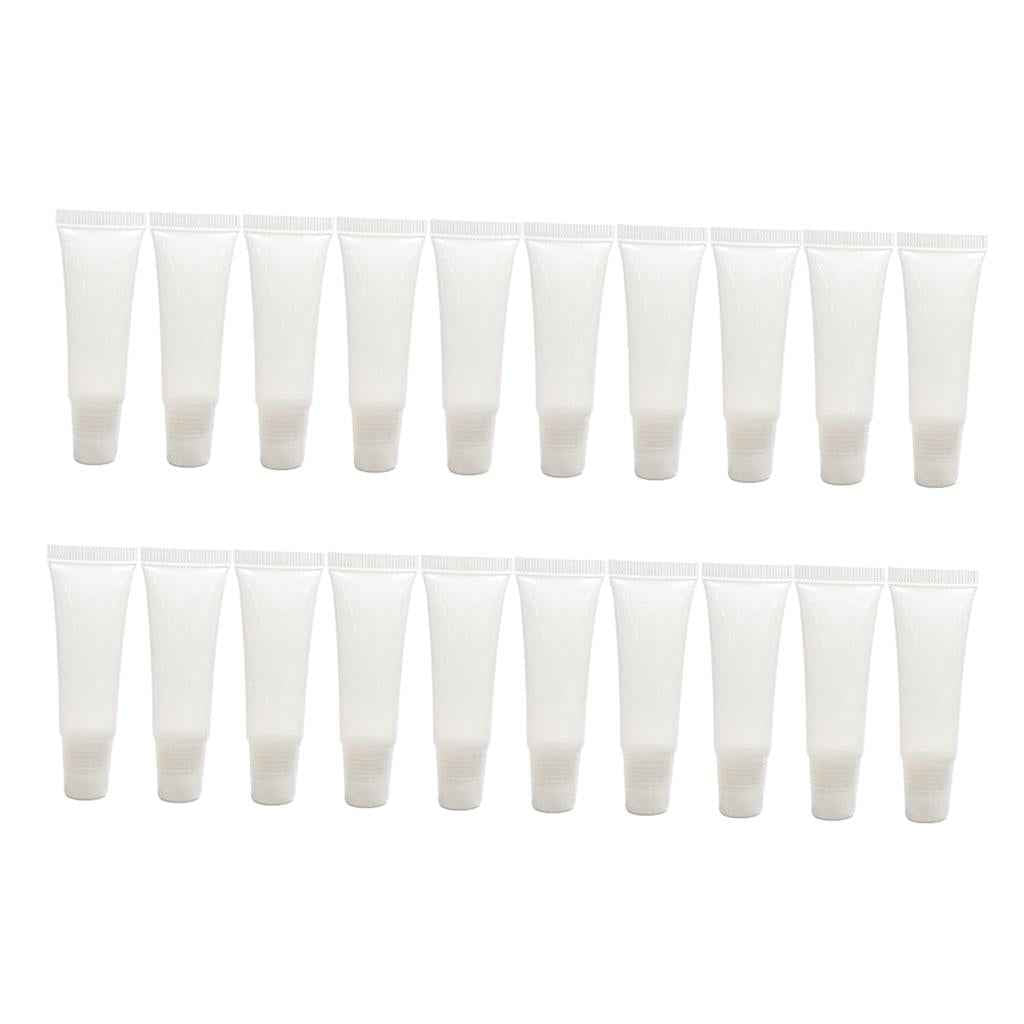 20pcs Empty Plastic Tubes Lip Gloss Balm Cosmetic Cream Containers 15ml