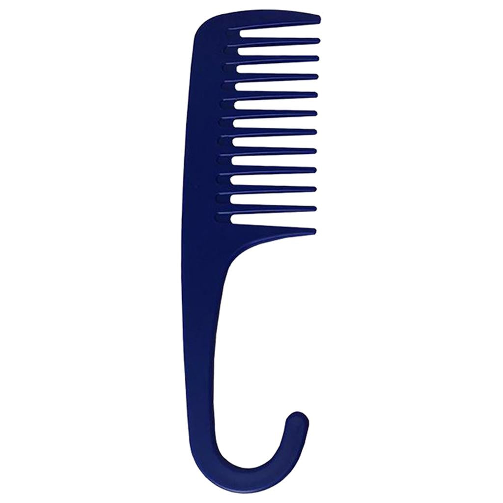 3xWide Tooth Comb Shower Comb With Hook for Long Wet Dry Hair   Free blue
