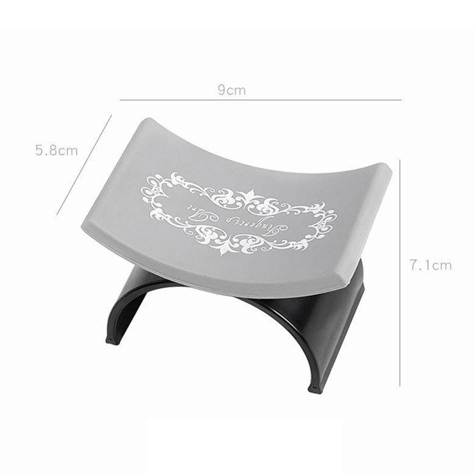 4xSilicone Hand Rest Cushion Pillow Nail Art Arm Rest Manicure Tools Black
