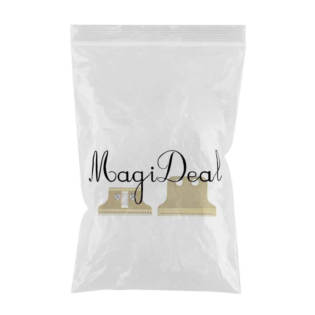 Salon Barber Blade Cutter Head For WAHL 8081 Hair Clipper Gold + Gold