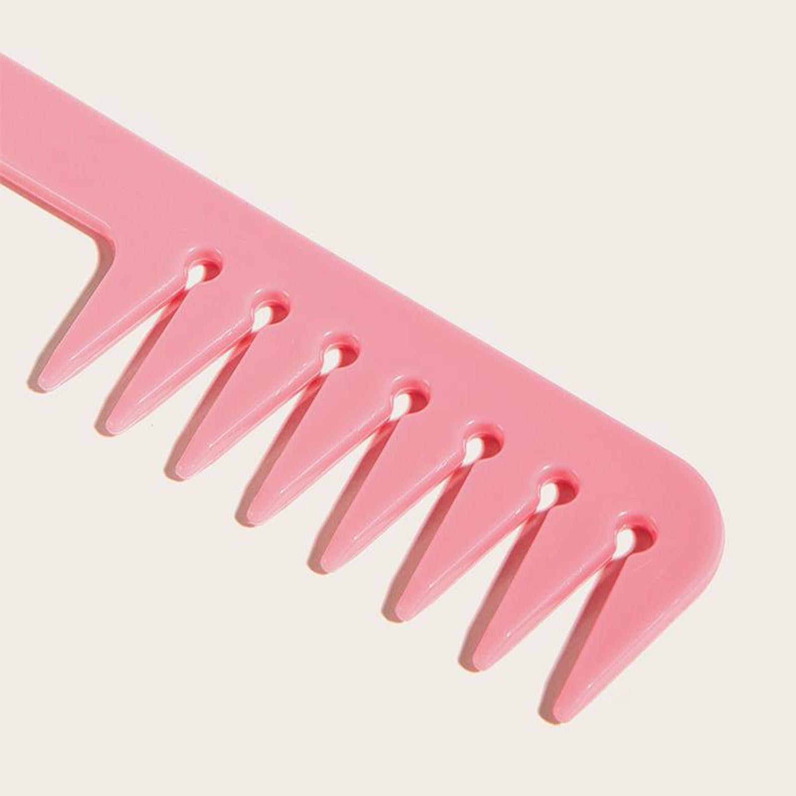 3xShaping Wet Pick Wide Tooth Styling Comb Fantail Comb Smooth Comfortable