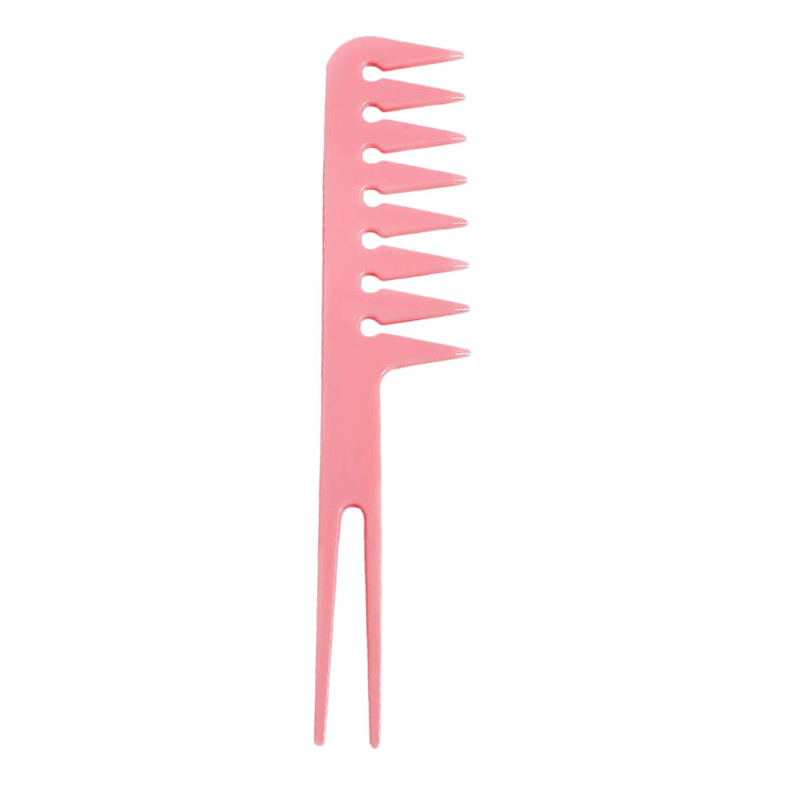 2xShaping Wet Pick Wide Tooth Styling Comb Fantail Comb Smooth Comfortable