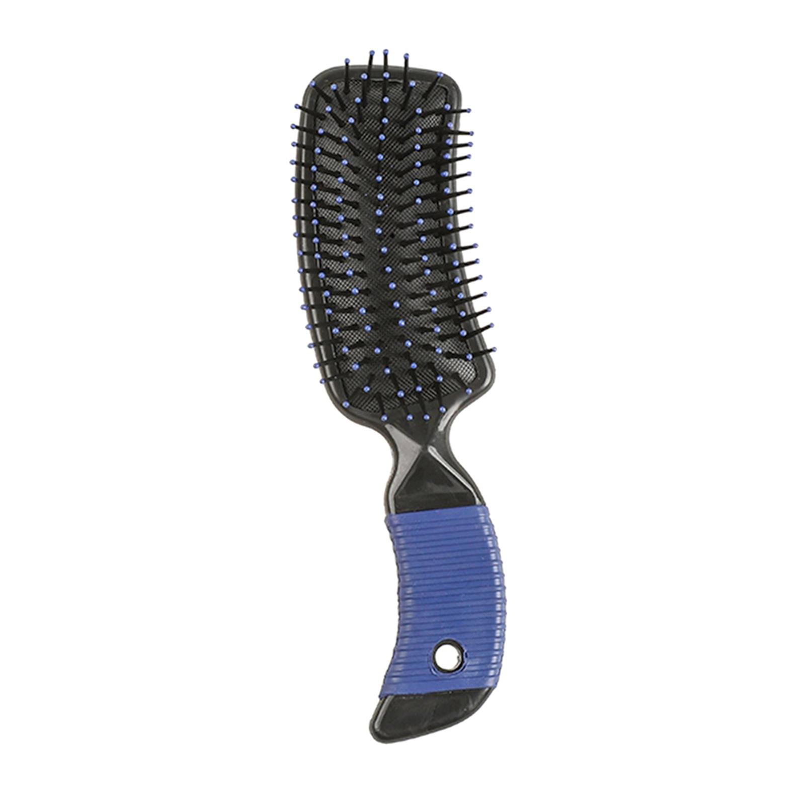 3xCushion Hairbrush Massage Comb Brush Detangling Comb for Salon Home Purple