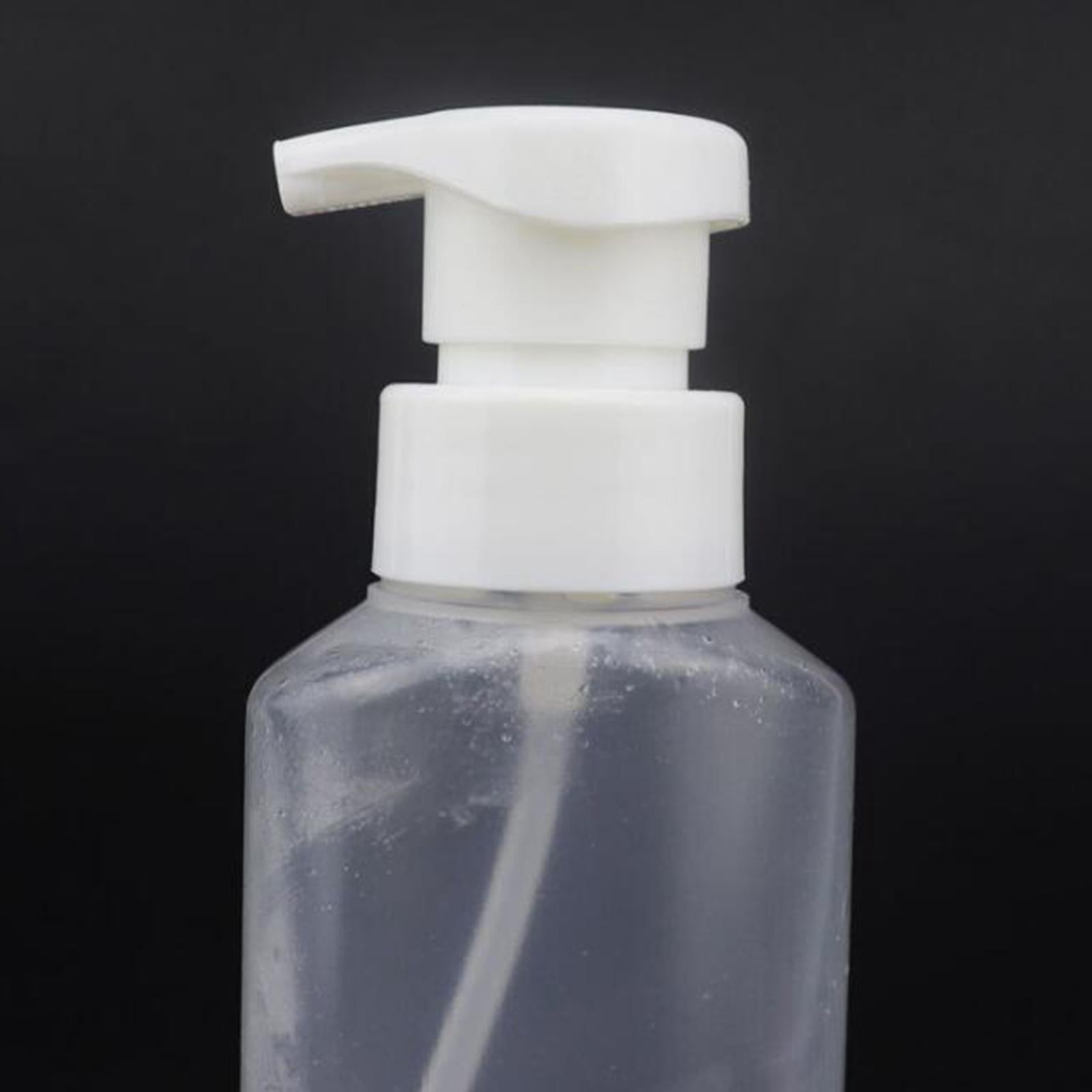 3xPlastic Clear Empty Foam Bottle 150ml Soap Shampoo Dispenser Pump Container