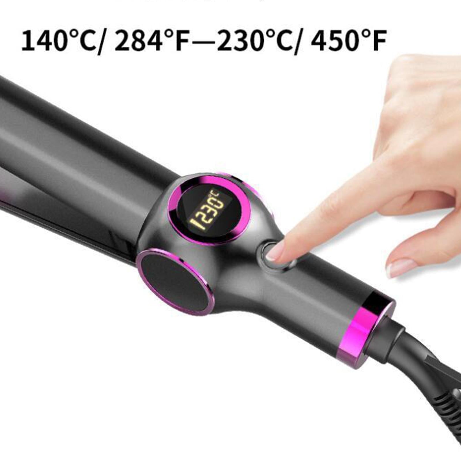 2 in 1 Women Mini Hair Straightener Curler Travel Home DIY Hair Styles